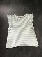Esprit T-Shirt weiß-grün gestreift Gr.M Hessen - Hünfeld Vorschau