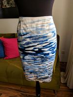 Mexx Damen Rock Blau beige creme Sommer maritim 36 S Düsseldorf - Friedrichstadt Vorschau