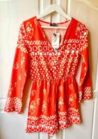 ZAFUL Sommer Overall Shorty Boho Coachella Blumen Hippie Jumpsuit Baden-Württemberg - Plochingen Vorschau