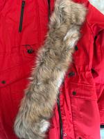 Wintermantel Parka rot C&A Hessen - Eschwege Vorschau