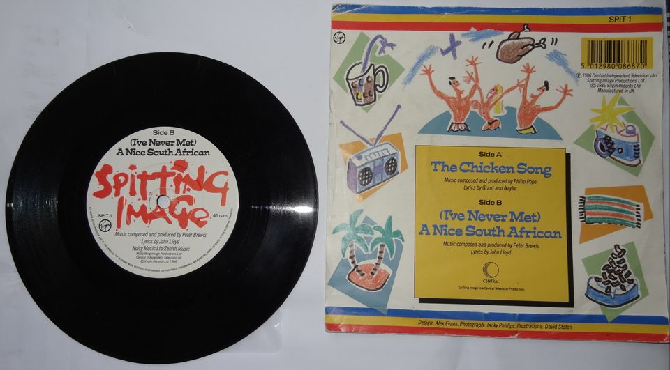 R Single Spitting image The chicken song I´ve never Met / A nice in RheinlandPfalz