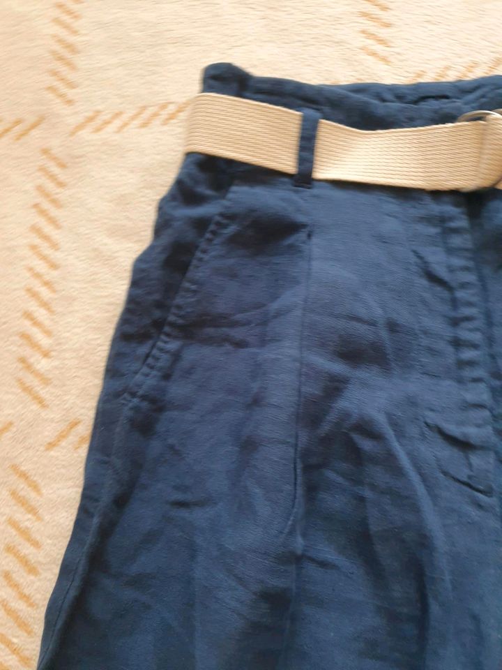 Hessnatur Leinenhose High Waist Gürtel Gr. 34 NP. 190€ top in Düsseldorf