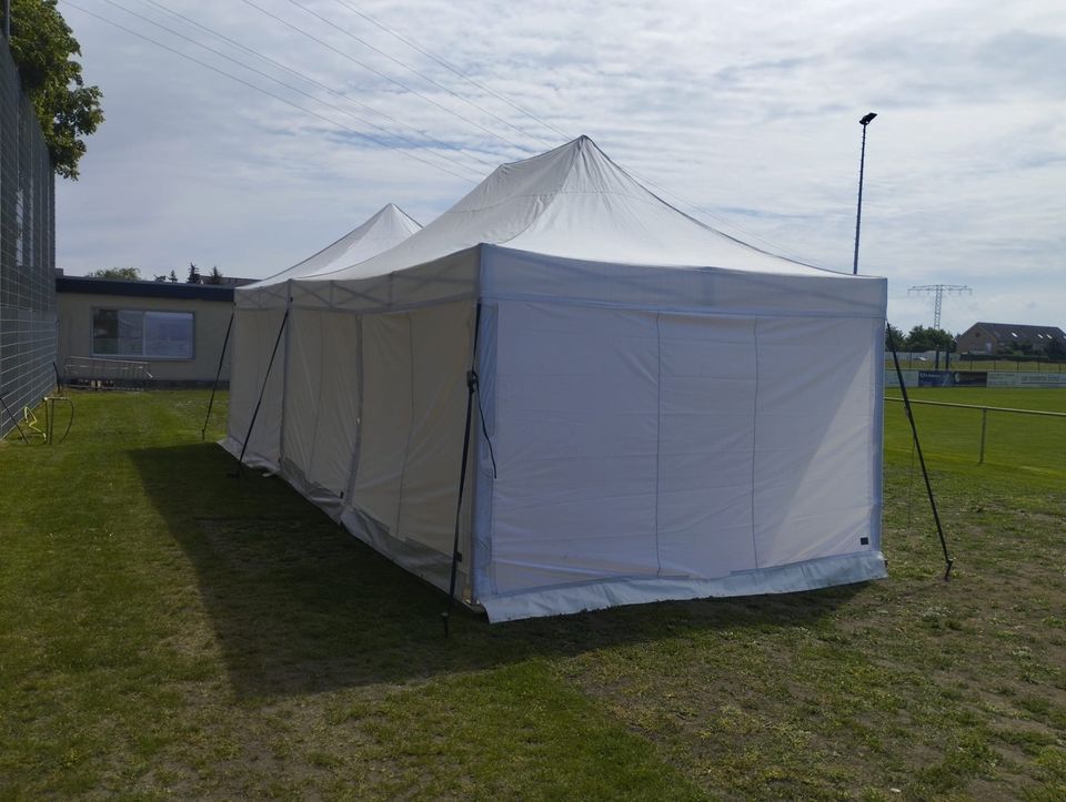 Partyzelt 4m x 10m zu vermieten auch mit Holzfussboden in Bitterfeld