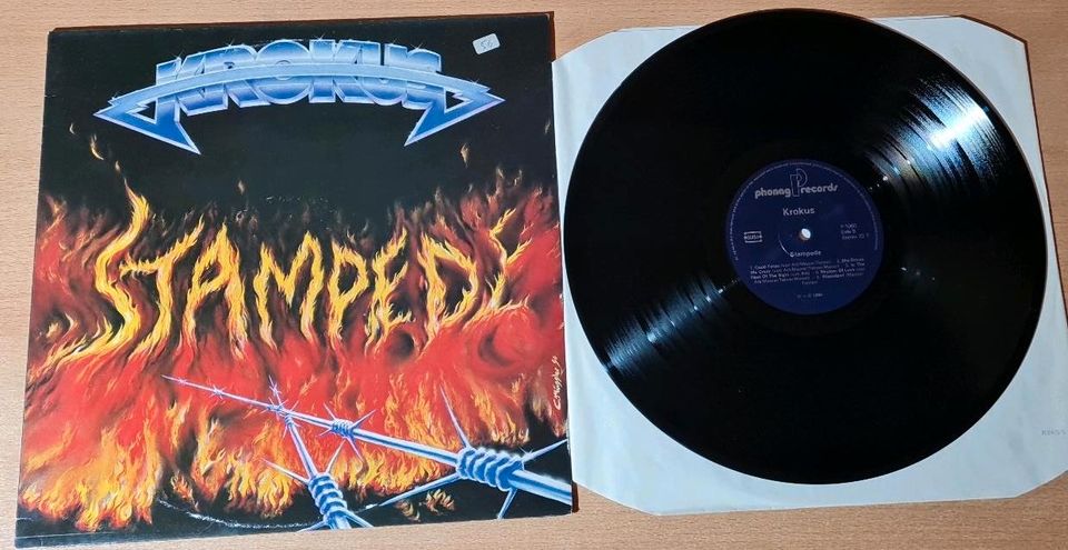 ● Krokus - Stampede / Rock Schallplatte.● in Ilsede