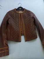 Michael Kors Lederjacke braun gold Baden-Württemberg - Ditzingen Vorschau