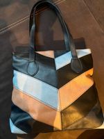 Handtasche, Schultertasche, blau - braun Brandenburg - Gorden-Staupitz Vorschau