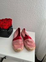 Espadrilles in rot weiß gestreift Bayern - Augsburg Vorschau