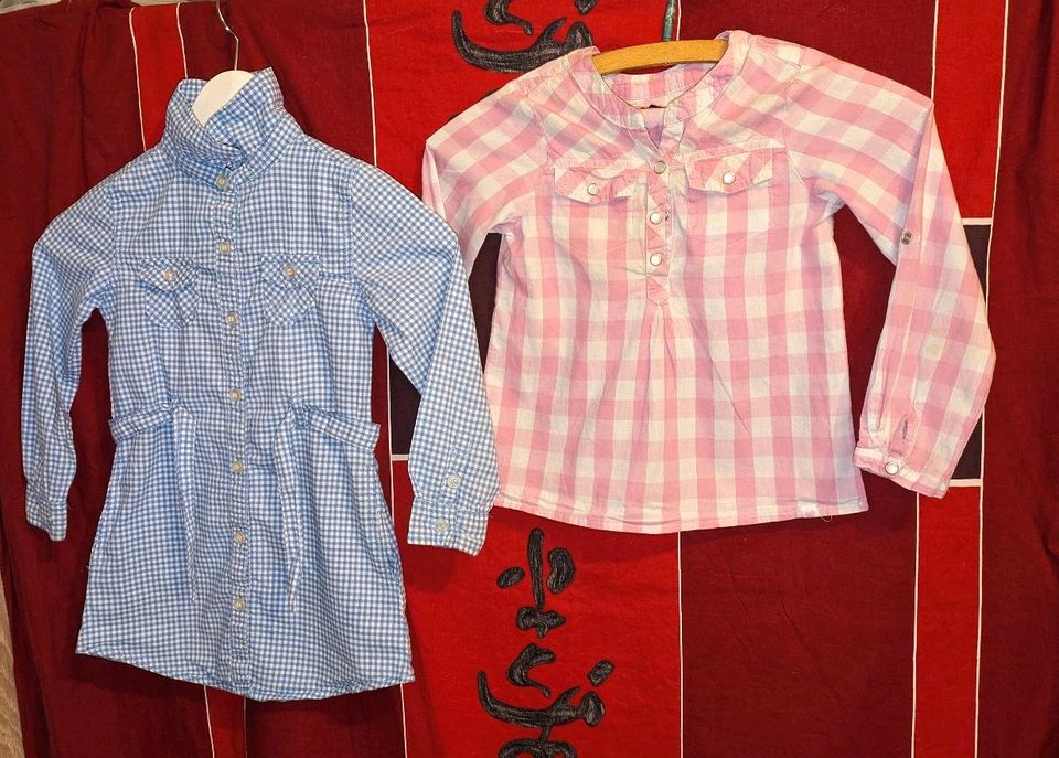 Kleid & Bluse für Mädchen Größe 110/116 in Sondershausen