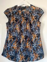 Bluse Comma blau, bunt, Größe 34 Sachsen - Augustusburg Vorschau