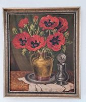 Ölgemälde Gemälde Blumen Mohnblumen Bild Alt 63 x 73 cm Bayern - Kumhausen Vorschau