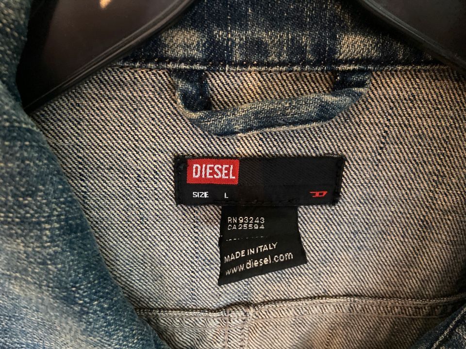 Original DIESEL BILHETE Jeans Jacke  made in Italy!! in Chemnitz