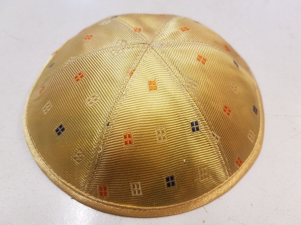 Kippa, Jarmulke, Kippah,Kipa Kinder Seide , 6 Teile,16-17cm in Moers