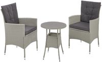 KONIFERA Balkonset Mailand 7-tlg 2 Sessel Tisch Ø 50cm Polyrattan Nordrhein-Westfalen - Borchen Vorschau