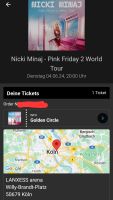 Nicki Minaj Golden Circle 04.06.24 in Köln Lanxess Arena Stuttgart - Mühlhausen Vorschau