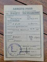 Arbeitspass von 1948 Bochum - Bochum-Nord Vorschau