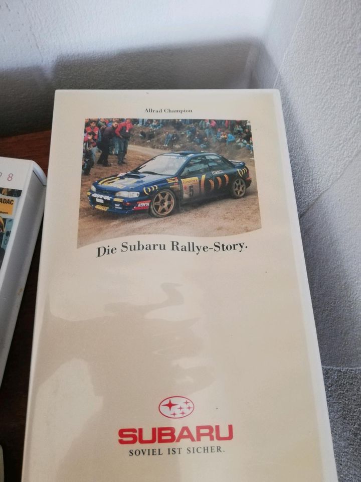 Subaru VHS Cassetten, Rallye uvm in Schwalmstadt