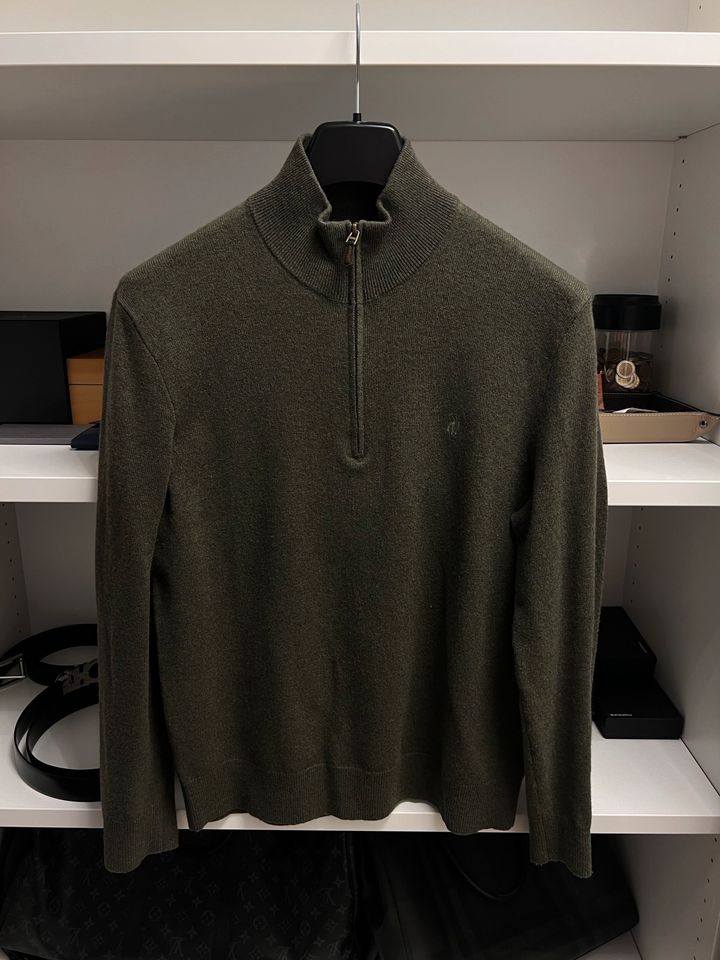 Ralph Lauren Troyer Pullover Grün Olive in Frankfurt am Main