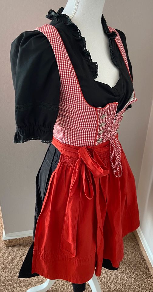 ♥️Dirndl, Bluse und Schürze von David Moore, Größe 34/XS in Hagen am Teutoburger Wald