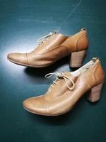 Schnürschuh mit Absatz beige Bayern - Würzburg Vorschau