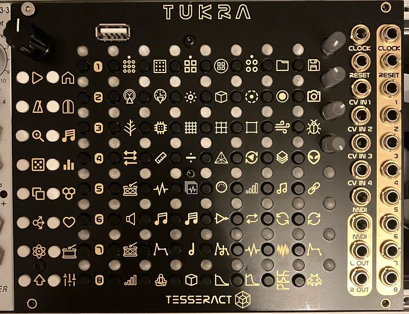 Tesseract Turkra, Eurorack Sequencer, Sample Player in Pirna