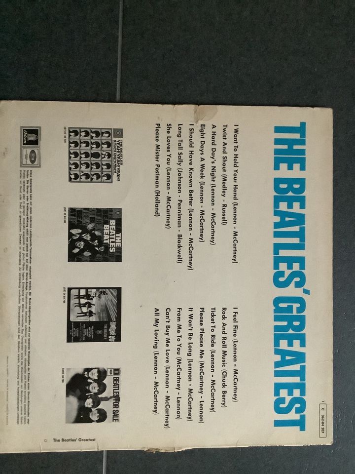 Schallplatte The Beatles Greatest in Mömbris