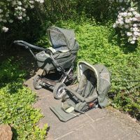 Emmaljunga Kinderwagen Babyschale + Buggy khaki grün Baden-Württemberg - Heidelberg Vorschau