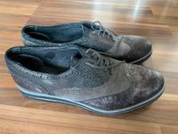Halbschuhe Cox Größe 42 silber grau kaum getragen Schleswig-Holstein - Kiel Vorschau