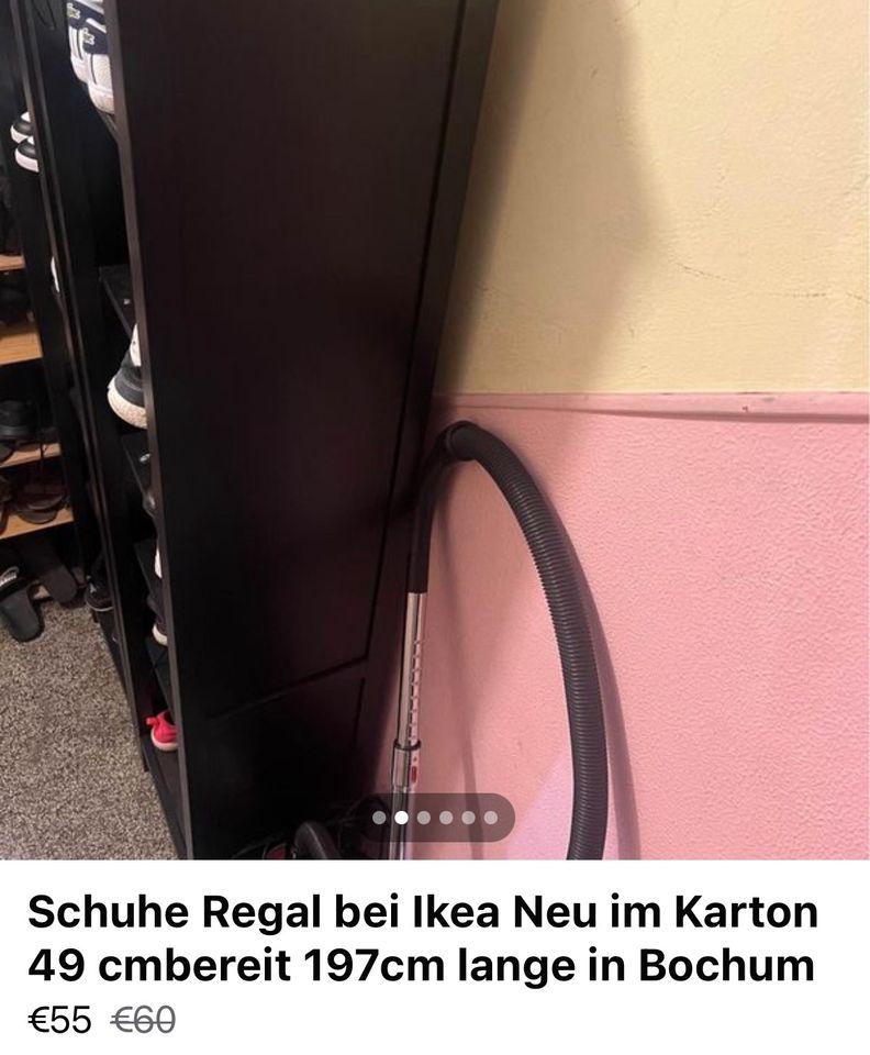 Schuh Regal 49 cm.197 cm in Bochum
