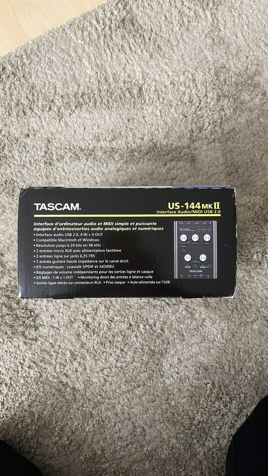 TASCAM. US - 144 мк USB 2.0 Audio/MIDI Interface in Fürth