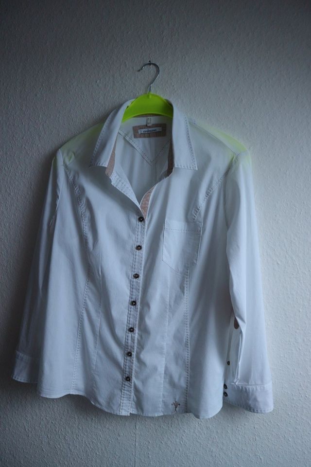 *Steilmann*Schöne Mädchen Hemd*Damen weiße Bluse*Gr.46* in Oer-Erkenschwick