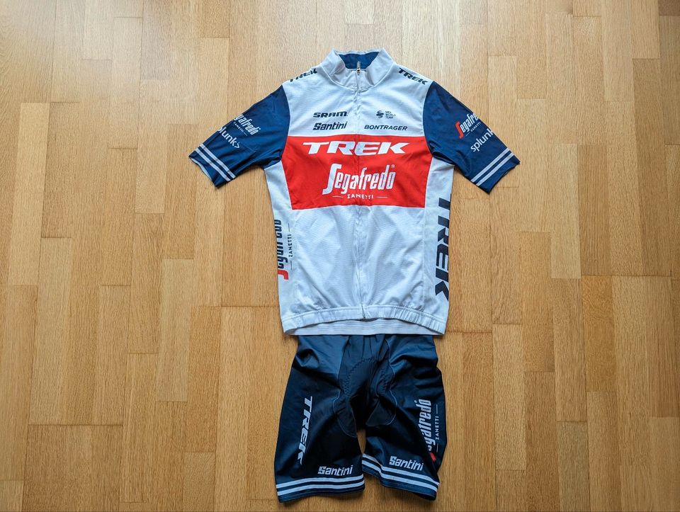 Set: Santini Trek Segafredo Rad Trikot & Hose | S / M | Rennrad in Düsseldorf