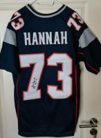 NE Patriots Custom-Jersey, signed by John Hannah, COA Niedersachsen - Geeste Vorschau