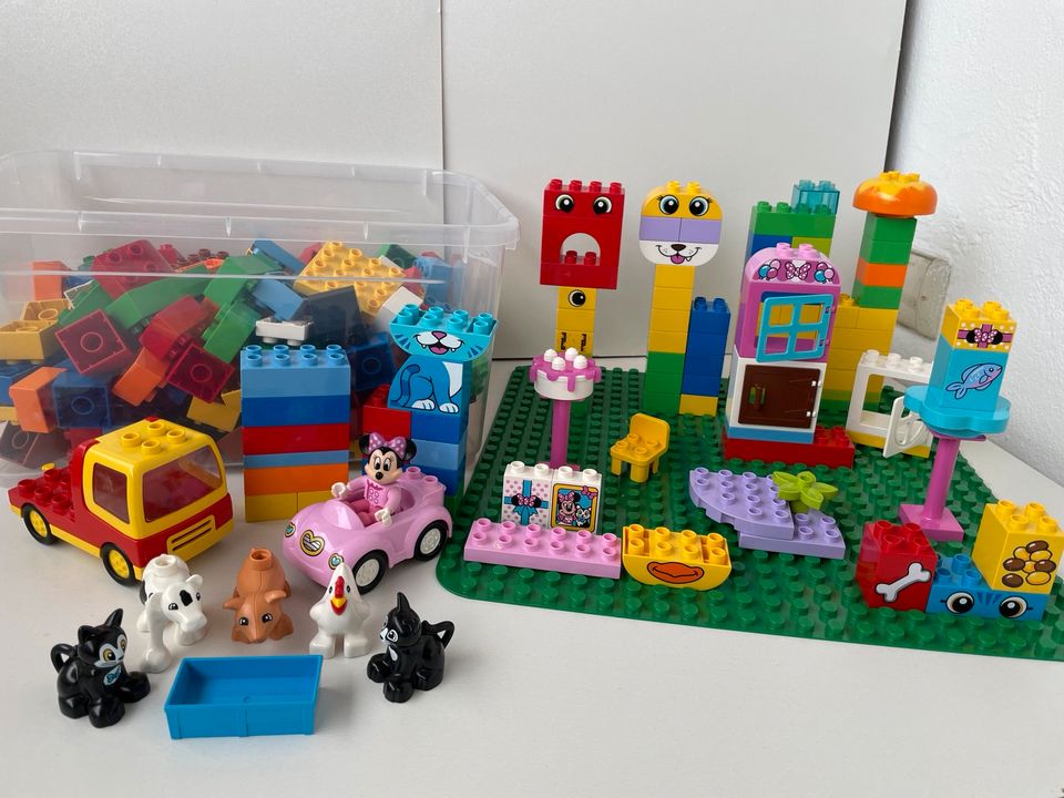 Lego Duplo 270 Teile Konvolut Kind Grundplatte Bauklötze in Havixbeck