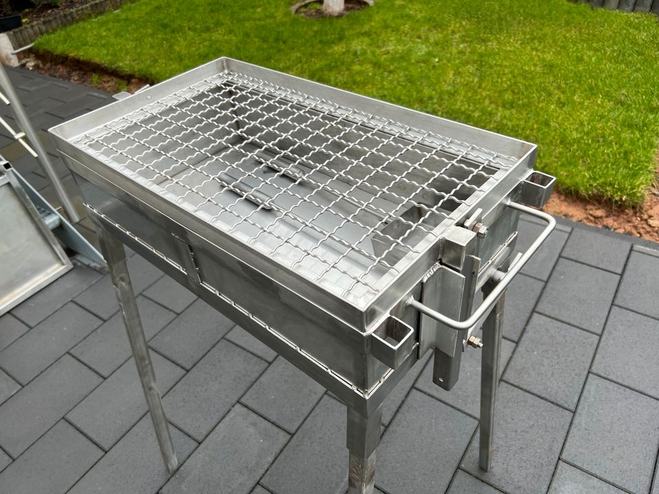 Mangal Grill aus 2 mm Edelstahl. in Twistetal