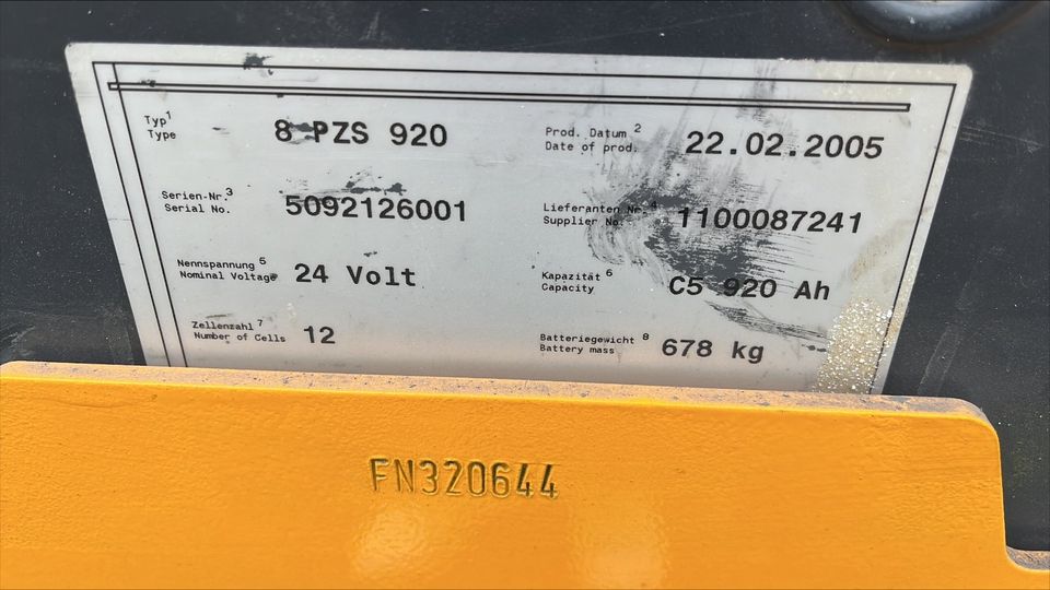 Gebrauchter Gabelstapler Elektro Jungheinrich EFG 115 in Ahaus