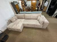 Couch Sofa Polstergarnitur Schlaffunktion beige Cord Nordrhein-Westfalen - Bad Oeynhausen Vorschau