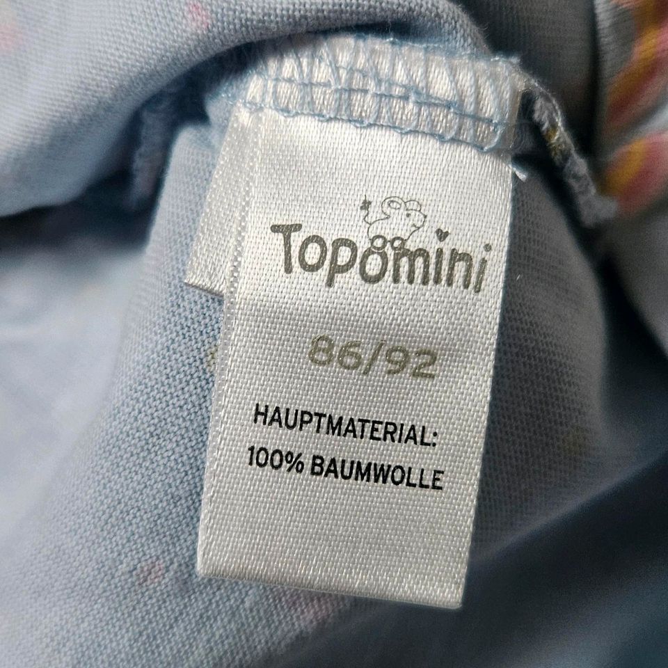 Topomini Kleider Sommerkleid kurzarm Mädchen Größe 86 92 in Bad Staffelstein