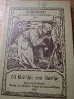 Buch, sehr Alt. 50 Gedichte von Goethe Rheinland-Pfalz - Kölbingen Vorschau