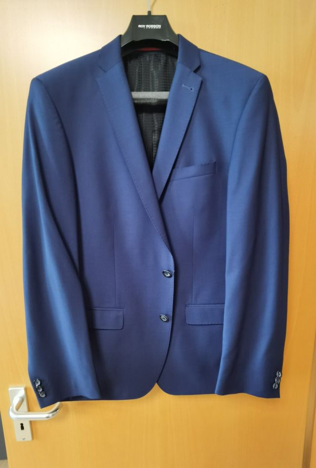 Roy Robson Anzug in blau, Slim Fit, Gr 52-54 in Hermeskeil