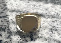 585 er Gold Herren Ring für Siegel Gravur mit Diamanten Rheinland-Pfalz - Remagen Vorschau