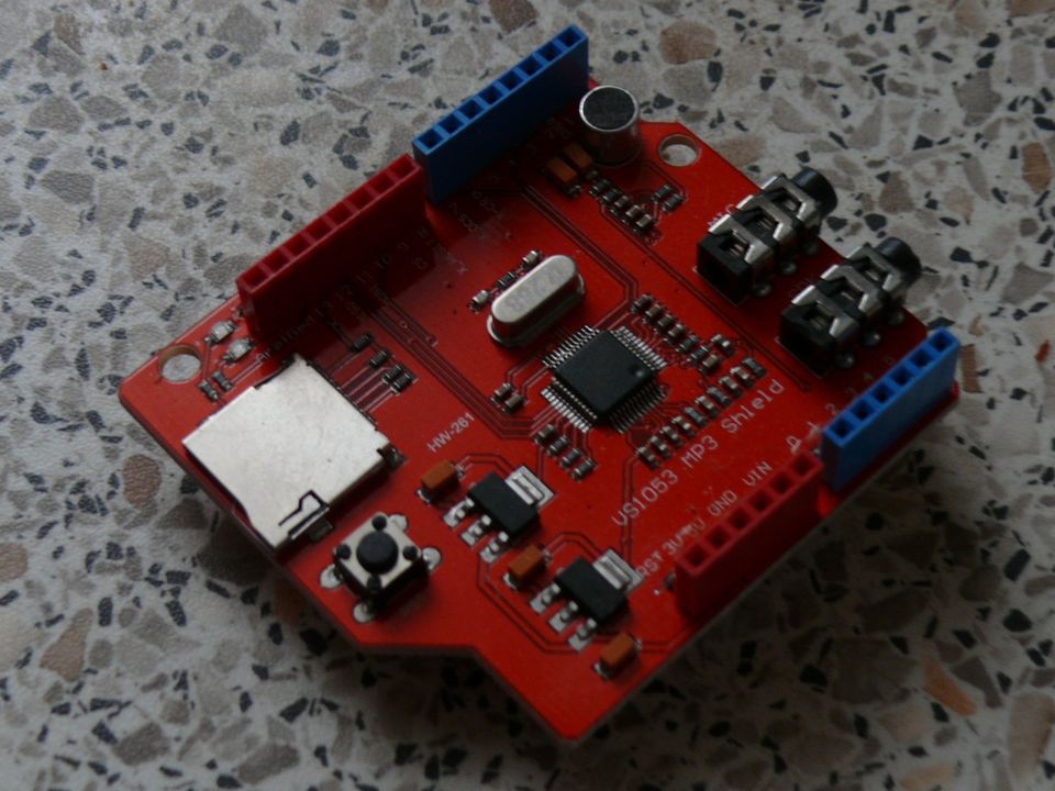 Arduino Uno Sparkfun MP3-Player Shield VS1053 für Micro-SD-Karte in Bremen