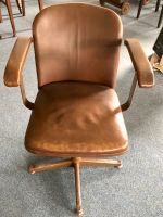 Mid Century Schreibtischstuhl Vintage Armchair braun Baden-Württemberg - St. Leon-Rot Vorschau