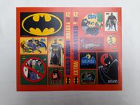 BATMAN Werbe-Aufkleber 12 Stickers Bogen DC Comics Heftbeilage Herzogtum Lauenburg - Geesthacht Vorschau