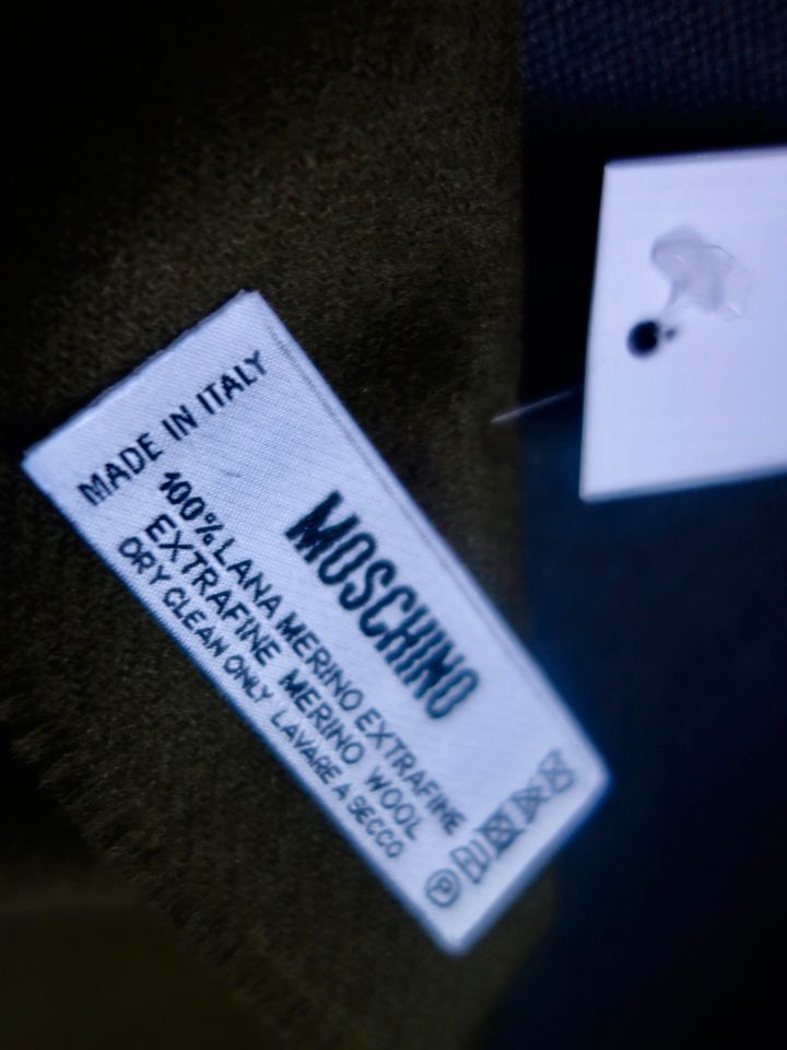 Moschino, Herren Schal, Moschino Wool Schal khaki, ungetragen,NEU in Hamburg