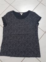 Esprit T-Shirt für Damen schwarz mit weissen Punkten Hessen - Obertshausen Vorschau