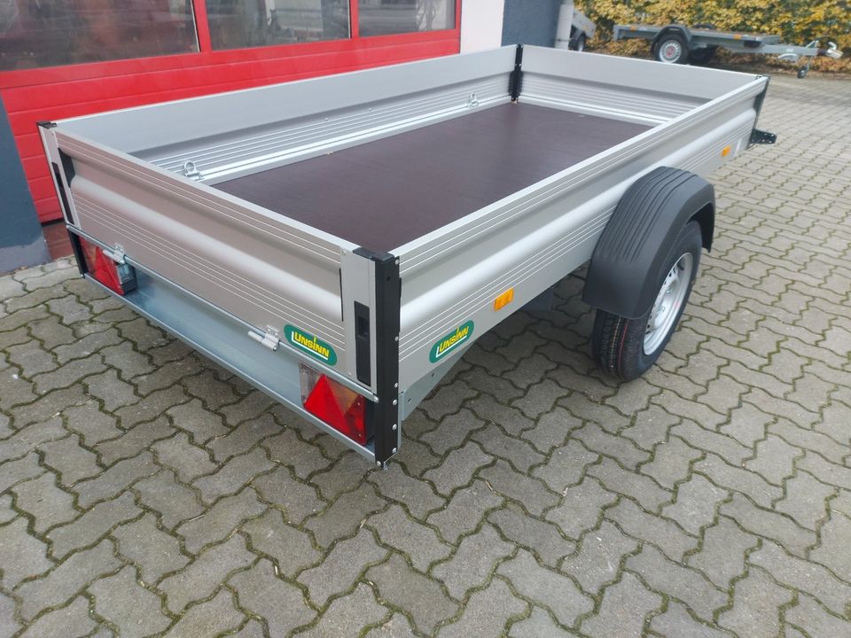 UNSINN Tieflader Alu PKW Anhänger 1300 kg 2,5 x 1,25 m in Lutherstadt Wittenberg