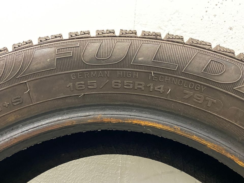 4 X 165/65R14 79T FULDA WINTERREIFEN + 1 X PIRELLI SPARE TYRE in München