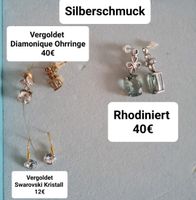 Ohrringe Silber Diamonique/Swarovski Hessen - Baunatal Vorschau