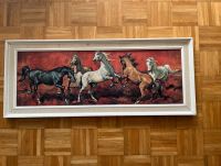 Kunstdruck „Pferde auf Rot“ gerahmt Berlin - Reinickendorf Vorschau