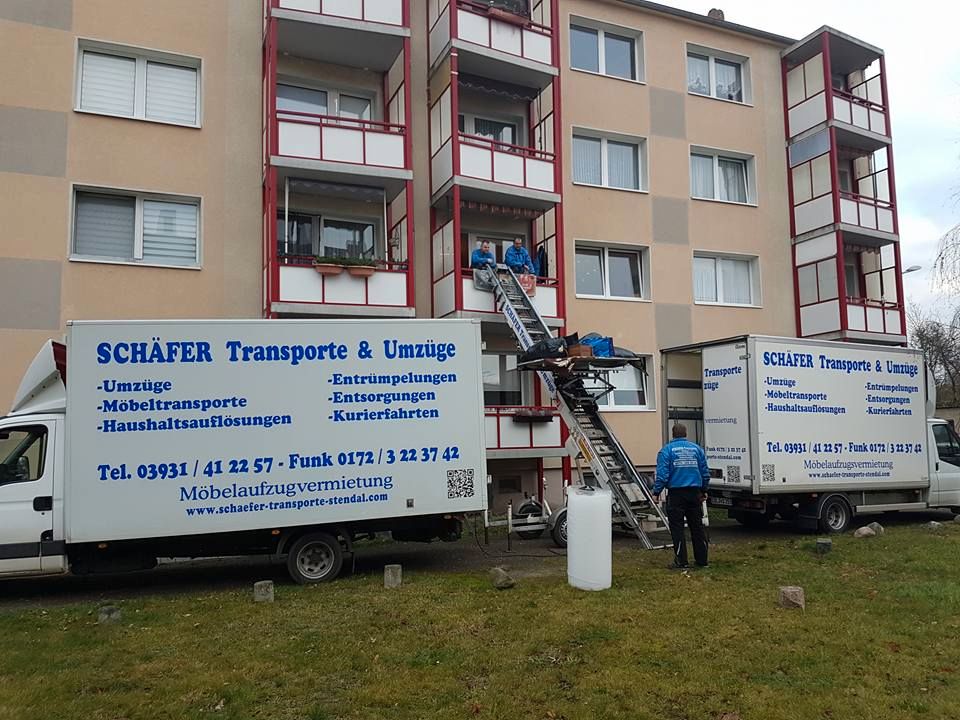 SCHÄFER Transporte Umzüge , Haushaltsauflösungen , Entrümpelung in Brandenburg an der Havel